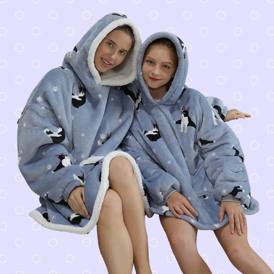 Kids Blanket Hoodie (Dogs) CozyLyf