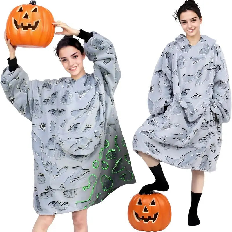 Spooky Cozy Blanket Hoodie CozyLyf