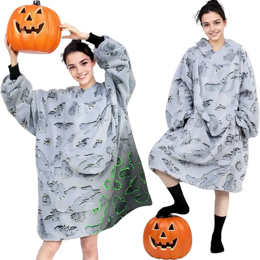 Spooky Cozy Blanket Hoodie CozyLyf