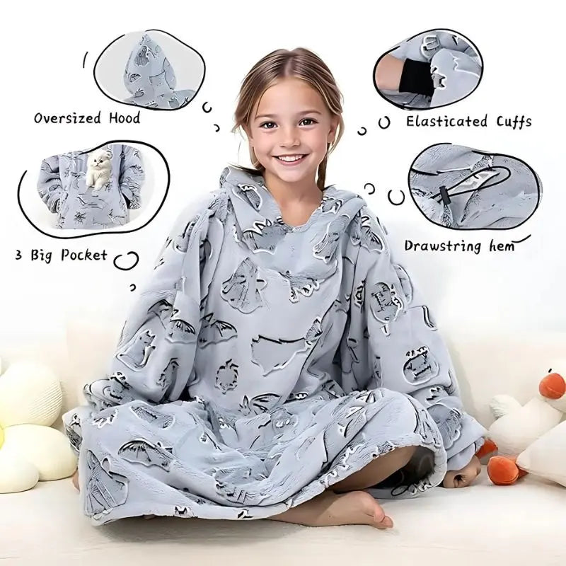 Spooky Cozy Blanket Hoodie CozyLyf
